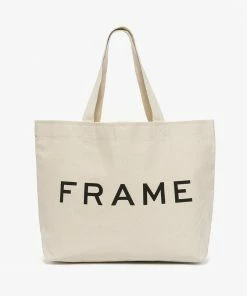 Frame-denim Frame Statement Tote -- Natural