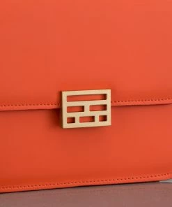 Frame-denim Le Signature Mini -- Orange Crush