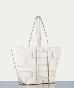 Flash Sale π₯ Frame-denim Plaque Cut Out Tote -- Off White β€οΈ 5 Frame-denim Plaque Cut Out Tote -- Off White