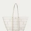 Frame-denim Plaque Cut Out Tote -- Off White