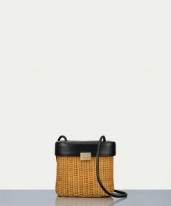 Frame-denim Women Wicker Bag -- Noir