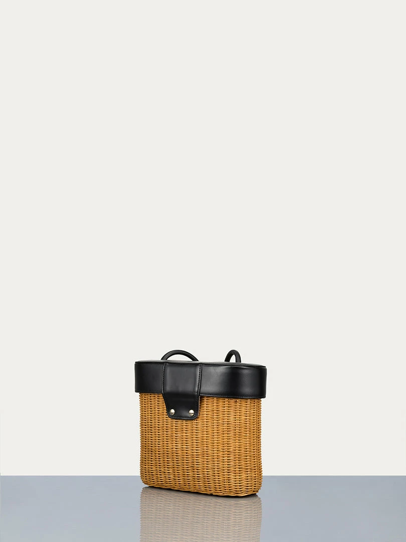 Coupon 𧨠Frame-denim π© Women Wicker Bag -- Noir β¨ 4 Frame-denim Women Wicker Bag -- Noir