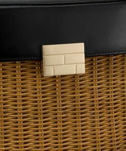 Frame-denim Women Wicker Bag -- Noir