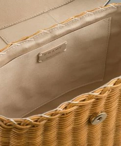 Coupon 𧨠Frame-denim π© Women Wicker Bag -- Noir β¨ 6 Frame-denim Women Wicker Bag -- Noir