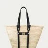 Frame-denim Straw Tote -- Noir Women