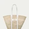 Frame-denim Women Straw Tote -- Off White