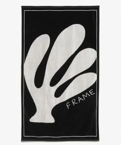 Frame-denim Abstract Beach Towel -- Noir Multi