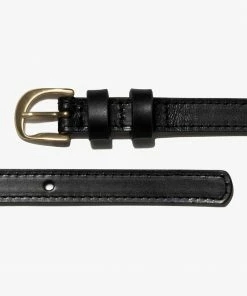 Frame-denim Petit Twist Buckle Belt -- Noir Women