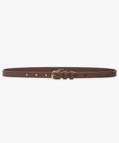 Frame-denim Twist Buckle Belt -- Tobacco Women