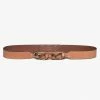 Frame-denim Women Double Twist Waist Belt -- Cuoio