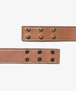Frame-denim Women Double Twist Waist Belt -- Cuoio