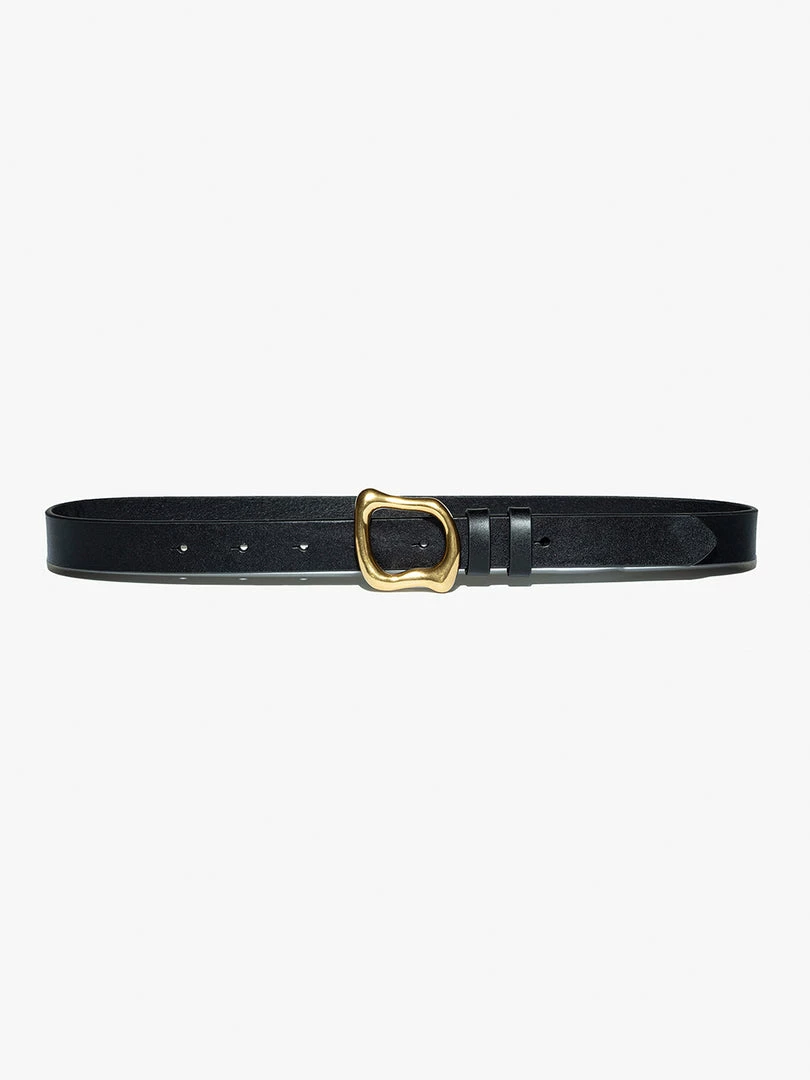 Coupon 𧨠Frame-denim π© Women Organic Shape Belt -- Noir β 1 Frame-denim Women Organic Shape Belt -- Noir
