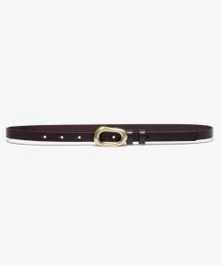 Frame-denim Petit Organic Shape Belt -- Dark Chocolate Women