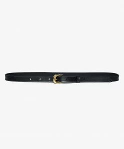 Frame-denim Women Petit Timeless Buckle Belt -- Noir