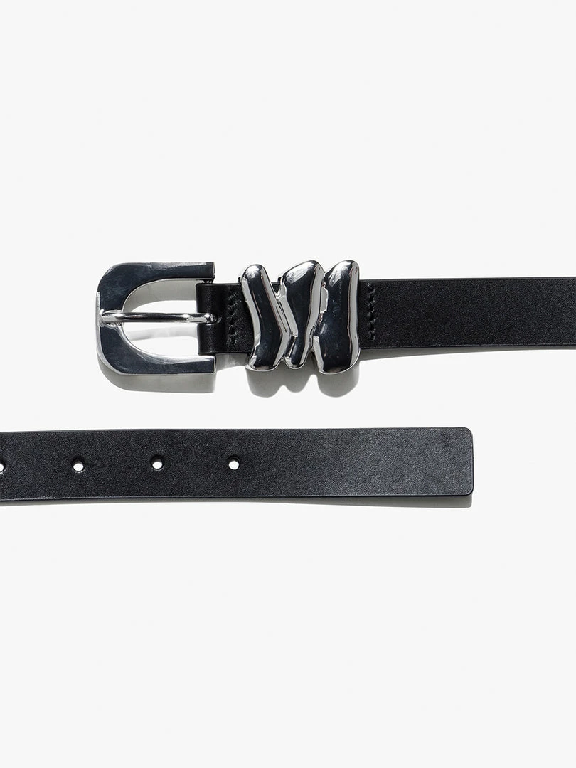 Flash Sale π― Frame-denim π© Women Organic Shape Tri Keeper Belt -- Noir β€οΈ 2 Frame-denim Women Organic Shape Tri Keeper Belt -- Noir
