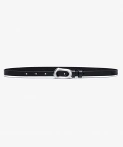 Frame-denim Petit Organic Shape Belt -- Noir