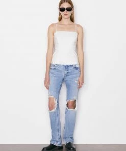 Frame-denim The Low Boot -- Baines Destruct Women