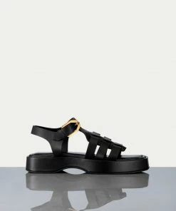 Frame-denim Le Fisherman Sandal -- Noir Women