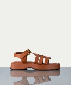 Frame-denim Le Fisherman Sandal -- Tobacco