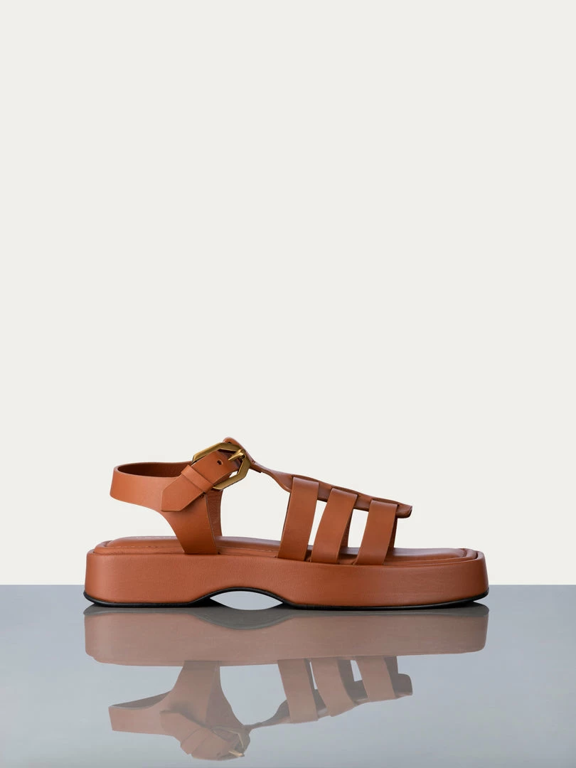 Promo π₯° Frame-denim Le Fisherman π©΄ Sandal -- Tobacco β 1 Frame-denim Le Fisherman Sandal -- Tobacco