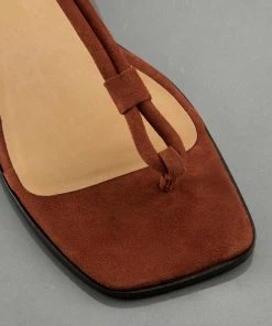 Frame-denim Women Le Lunit Sandal -- Brick