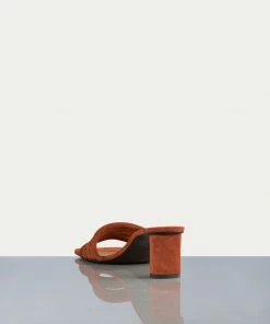 Frame-denim Women Le Tonga Mule -- Brick