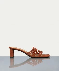 Frame-denim Women Le Tonga Mule -- Brick