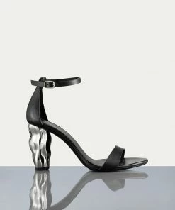 Frame-denim Le Luz Sandal -- Noir/Chrome Women