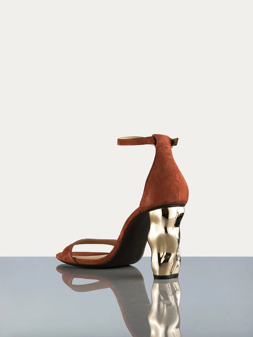 Hot Sale β Frame-denim Le Luz π©΄ Sandal -- Brick/Gold π© Women π― 3 Frame-denim Le Luz Sandal -- Brick/Gold Women