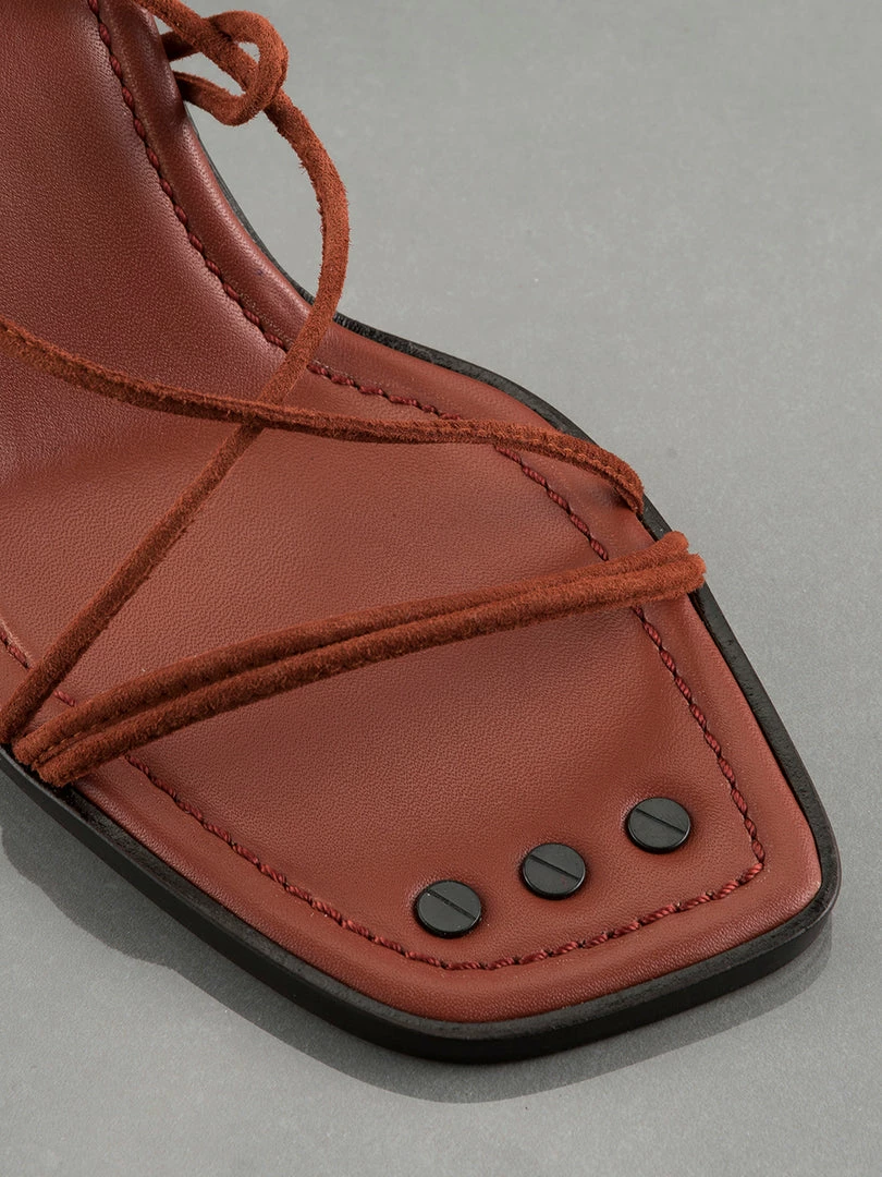 Outlet π Frame-denim Le Doheny π©΄ Sandal -- Brick π© Women π 2 Frame-denim Le Doheny Sandal -- Brick Women