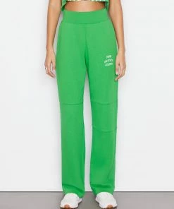 Frame-denim Mixed Sweatpant -- Grass Green
