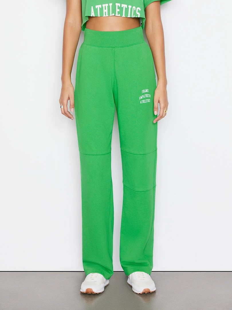 Cheap π€© Frame-denim Mixed Sweatpant -- Grass Green 𧨠1 Frame-denim Mixed Sweatpant -- Grass Green