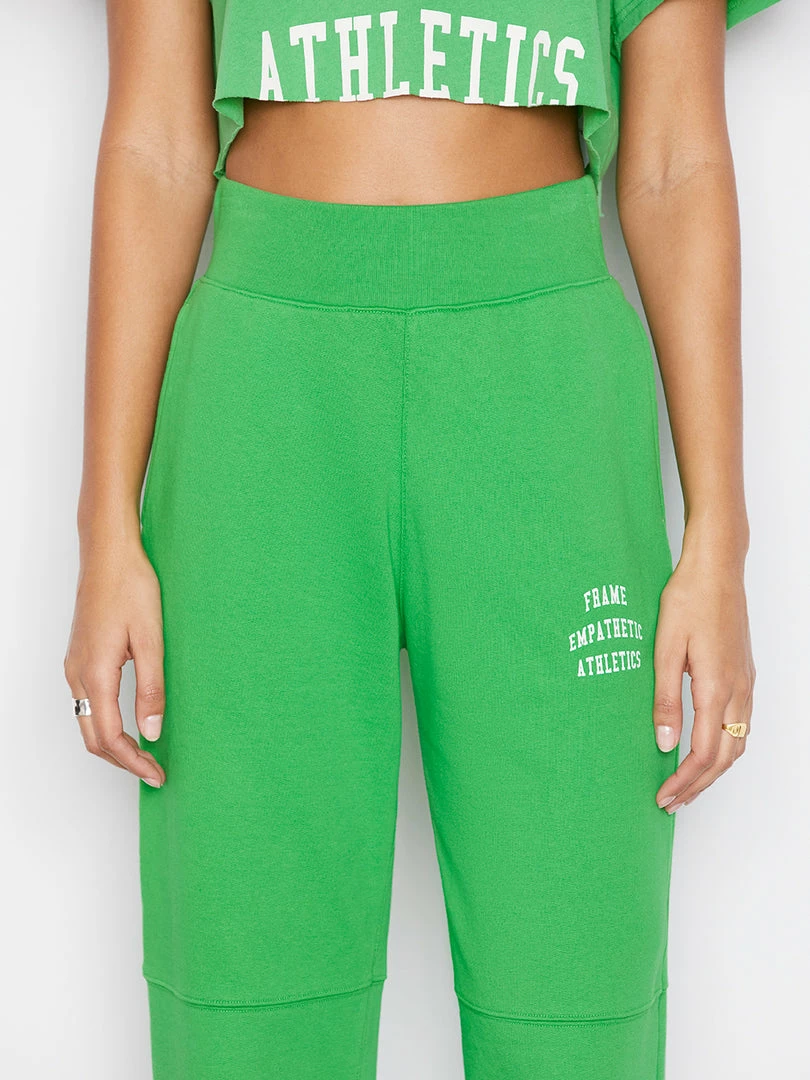 Cheap π€© Frame-denim Mixed Sweatpant -- Grass Green 𧨠3 Frame-denim Mixed Sweatpant -- Grass Green