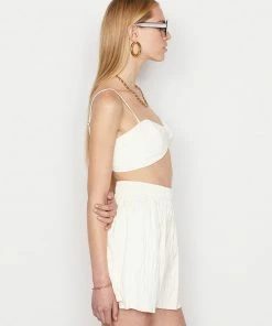 Top 10 π Frame-denim π© Women Pleated Leather Bralette -- Bone βοΈ 10 Frame-denim Women Pleated Leather Bralette -- Bone