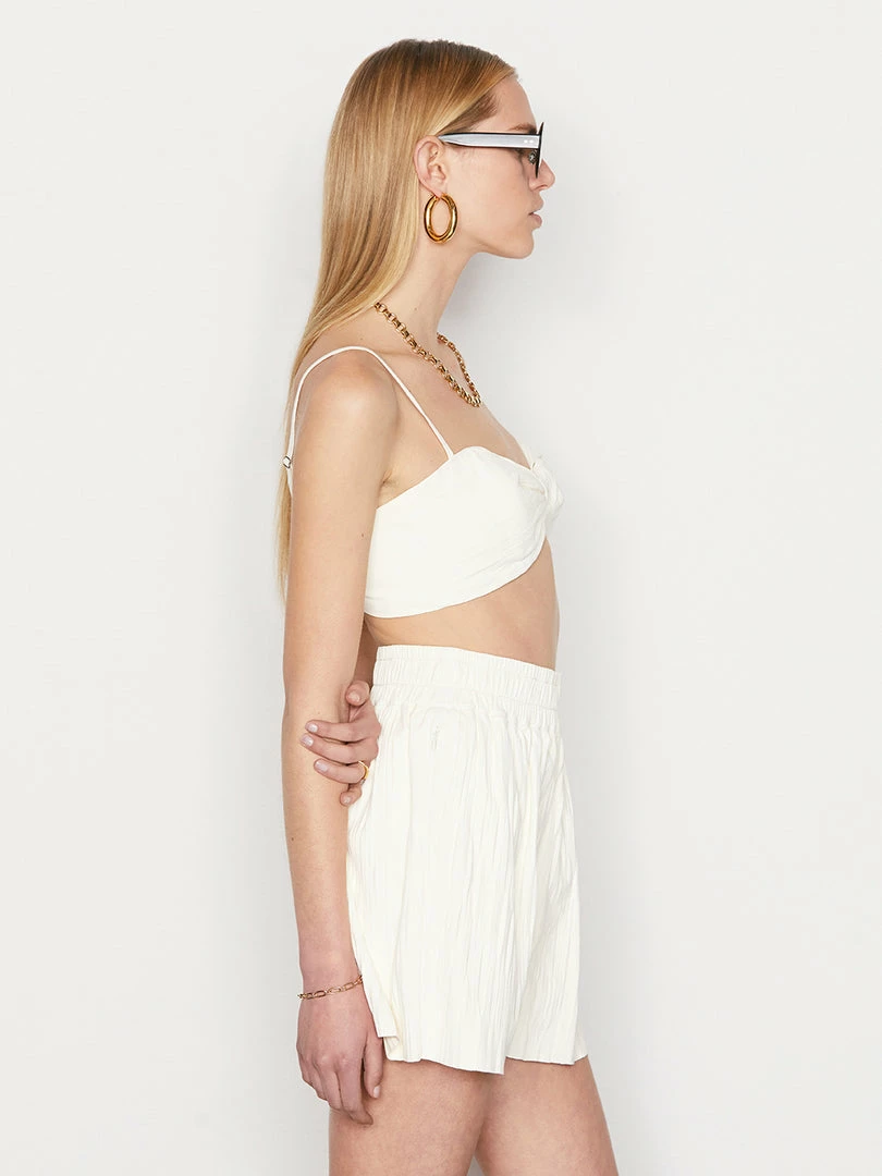 Top 10 π Frame-denim π© Women Pleated Leather Bralette -- Bone βοΈ 4 Frame-denim Women Pleated Leather Bralette -- Bone