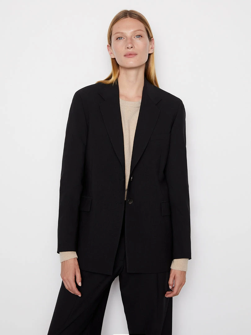 Discount π Frame-denim Ilona Oversized Blazer -- Noir π© Women π 1 Frame-denim Ilona Oversized Blazer -- Noir Women