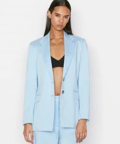 Frame-denim Oversized Blazer -- Sky Blue