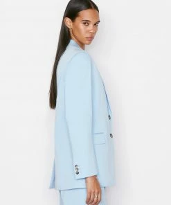 Frame-denim Oversized Blazer -- Sky Blue