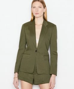 Frame-denim Women Classic Blazer -- Fatigue