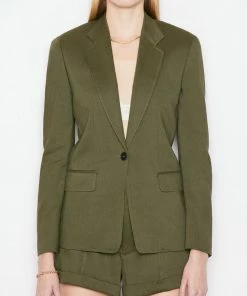 Frame-denim Women Classic Blazer -- Fatigue