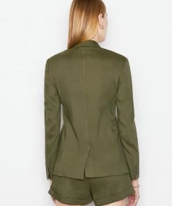 Frame-denim Women Classic Blazer -- Fatigue