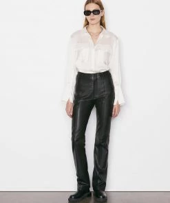 Frame-denim Boyfriend Shirt -- Off White