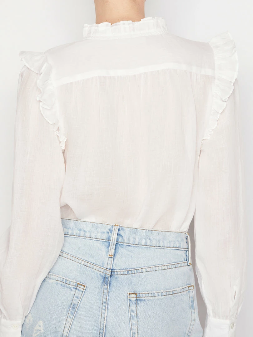 Cheap π Frame-denim Lauren Long Sleeve Top -- Blanc π© Women π 4 Frame-denim Lauren Long Sleeve Top -- Blanc Women