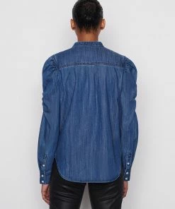 Frame-denim Women Frankie Shirt -- Medium Wash