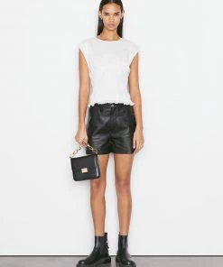 Frame-denim Smocked Sleeveless Top -- Blanc Women