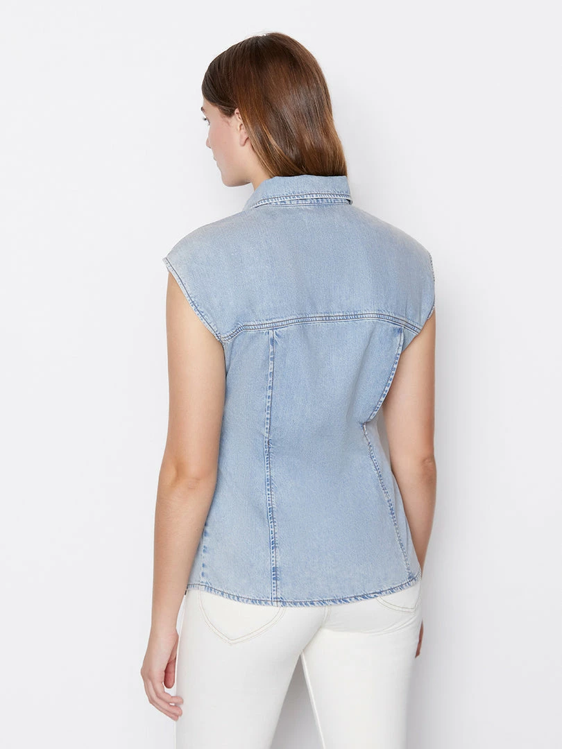 Hot Sale βοΈ Frame-denim Cutaway Arie Top -- Cresthaven π 4 Frame-denim Cutaway Arie Top -- Cresthaven