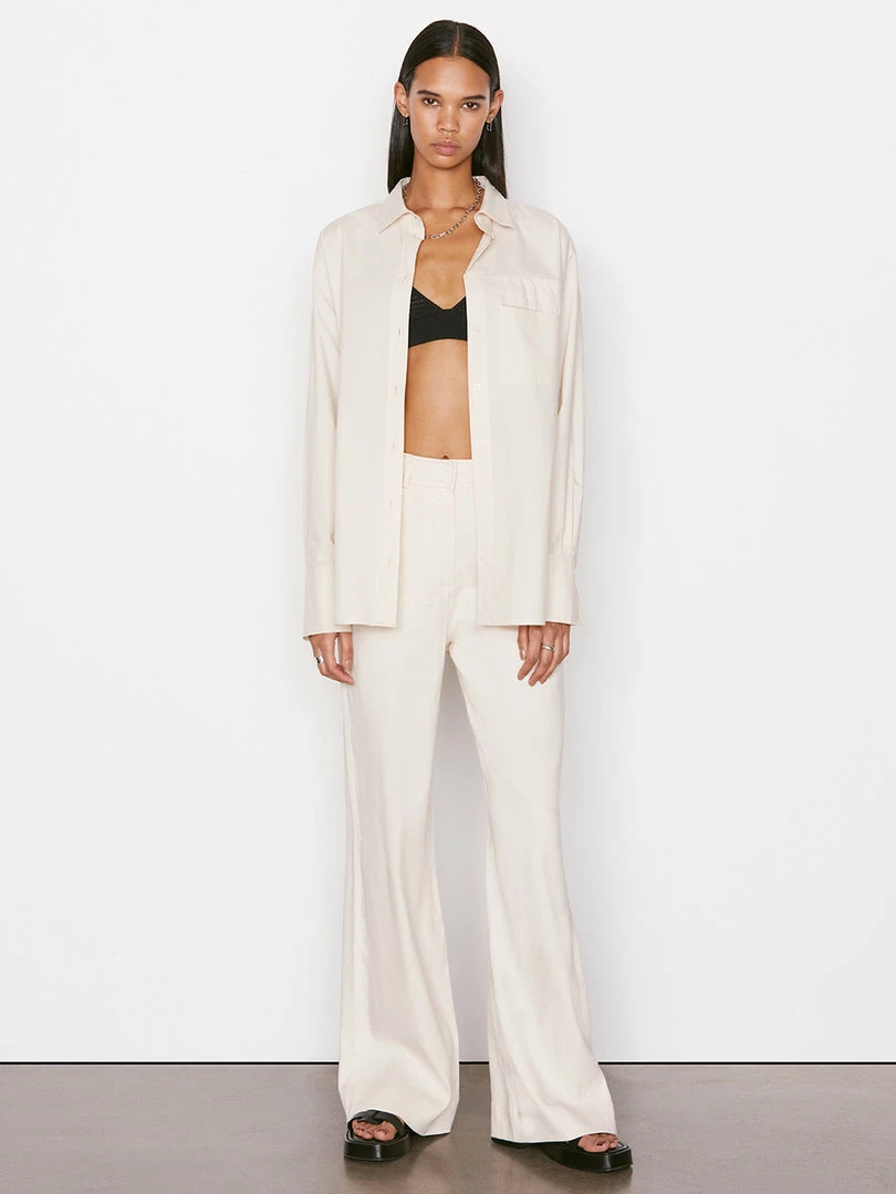 Deals π Frame-denim π© Women The Oversized Vacation π Shirt -- Flax 𧨠2 Frame-denim Women The Oversized Vacation Shirt -- Flax