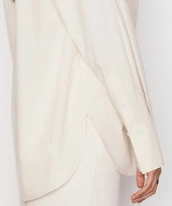 Deals π Frame-denim π© Women The Oversized Vacation π Shirt -- Flax 𧨠12 Frame-denim Women The Oversized Vacation Shirt -- Flax