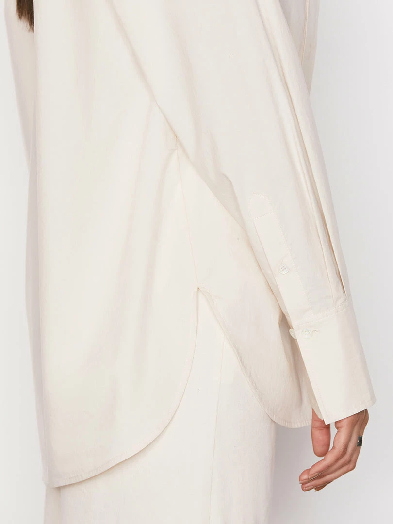 Deals π Frame-denim π© Women The Oversized Vacation π Shirt -- Flax 𧨠5 Frame-denim Women The Oversized Vacation Shirt -- Flax