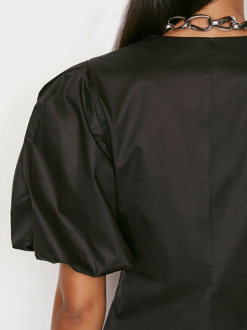 Coupon π Frame-denim π© Women Tie Neck Top -- Noir β 7 Frame-denim Women Tie Neck Top -- Noir